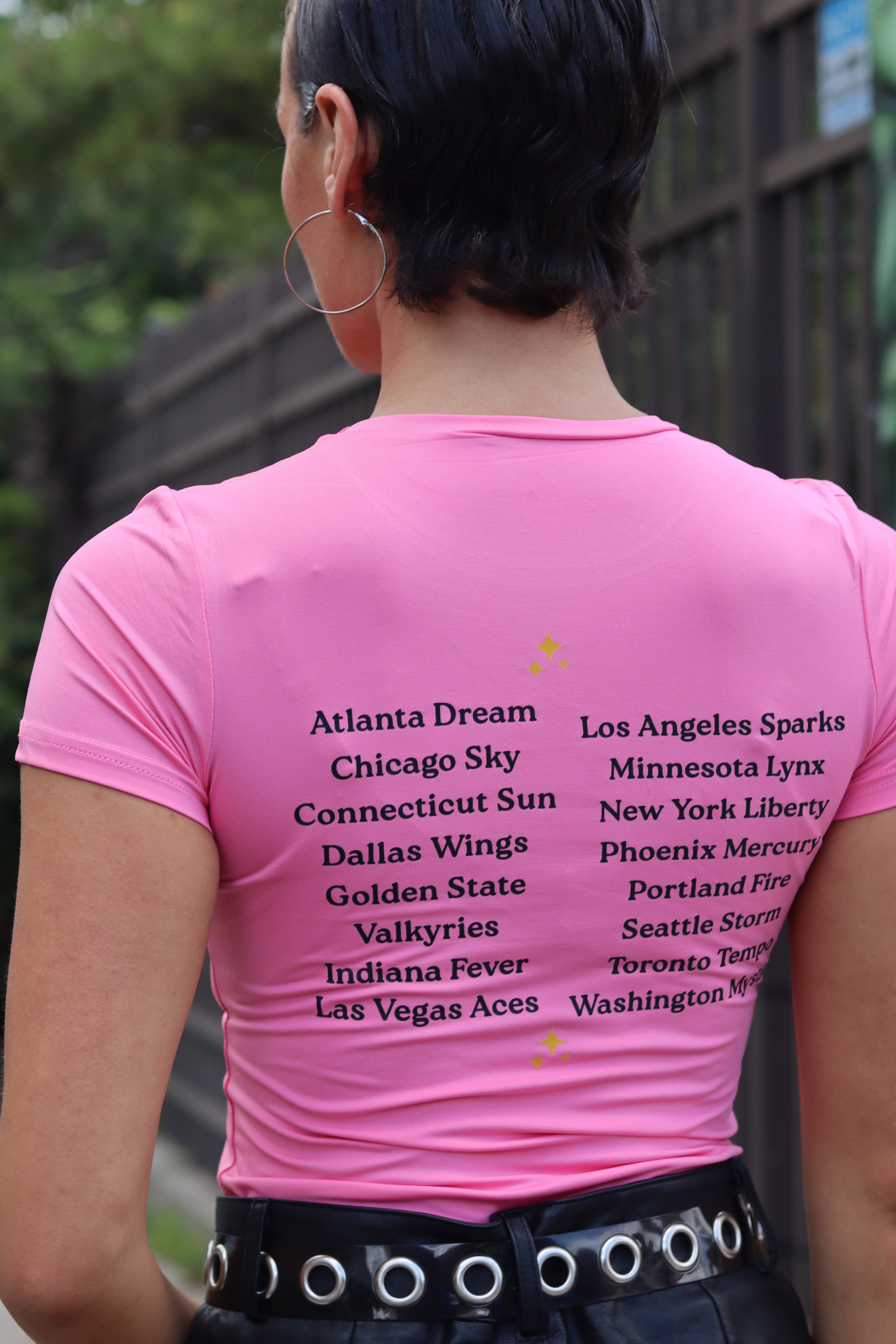Pretty Girls Watch the W™ - Fitted Tee
