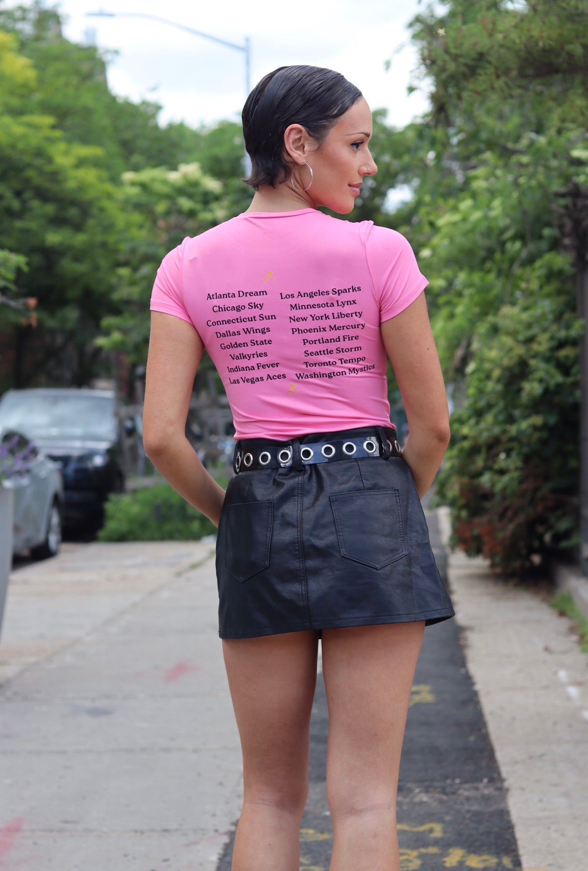 Pretty Girls Watch the W™ - Fitted Tee