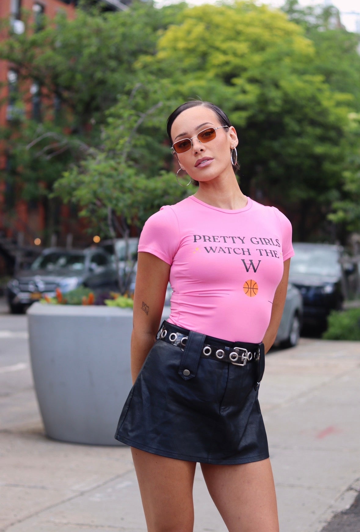 Pretty Girls Watch the W™ - Fitted Tee